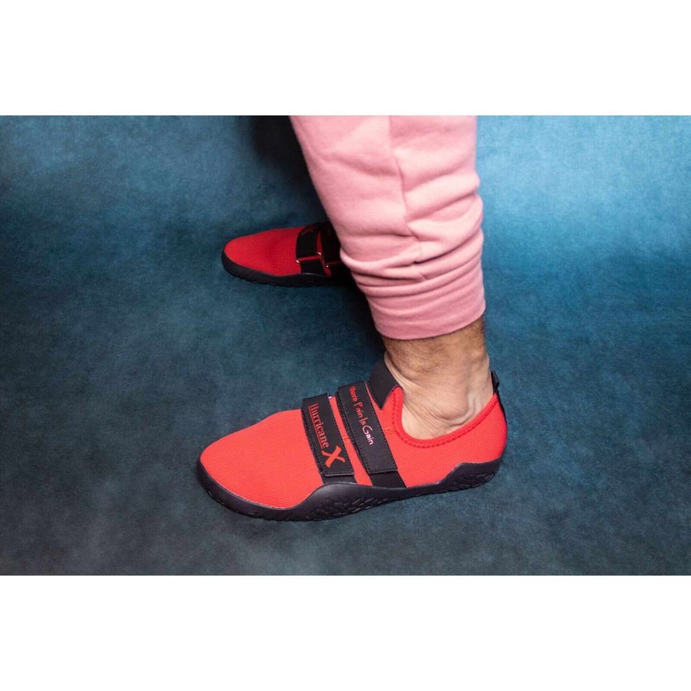 Size‎ 9 Hurricane X Men's Gym/Boxer Weighlifting Performance Comfort  Red Shoes - Picture 11 of 16